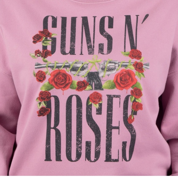 Guns N Roses Crewneck Sweater Women’s 2x /XXL Pullover Sweatshirt New With Tags - Picture 4 of 5